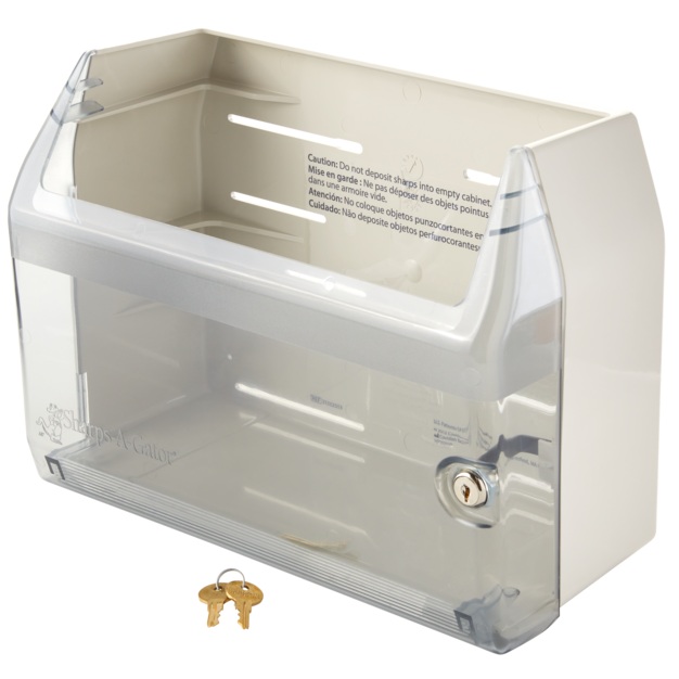 1 Monoject™ Wall Cabinet for Sharps Containers - Image 1