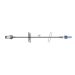 17" (43 cm) Smallbore Ext Set w/ MicroClave® Clear, Clamp, Luer Lock, Pediatric