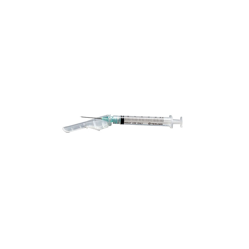 39 SurGuard® 3 Safety Hypodermic Syringe, 1cc, With needle - Image 1