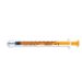 Sol-M™ 1ml Insulin Syringe Luer Lock w/o Needle (Low Dead Space Tip, Orange Plunger)