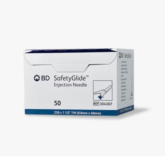 41 Injection Needle SafetyGlide™ 23 G x 1/1/2 in - Image 1