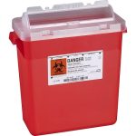 Sentinel® Sharps Container, 3GL, Rotating Lid