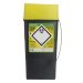 Sharpsafe® Container, 0.6L, Grey with Yellow Lid, Disposable