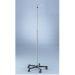 5-Leg IV Stand with Two Hooks, MR Swivel Casters