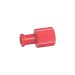Luer Cap, IV, Dual Function, Red