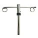 MRI-Safe Adjustable IV Pole for Harloff M-Series or A-Series Emergency Crash Carts