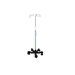 IV Pole, Twist Lock Adjustable Height & Weighted Base 42" to 80"