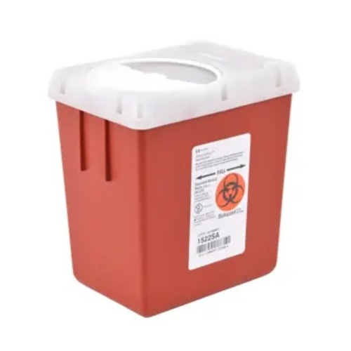 z1522sa_01 Monoject™ Phlebotomy Sharps Containers, 2.2qt, Red - Image 1