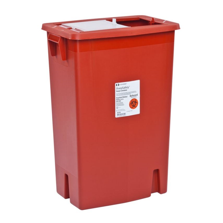z8938_01 Monoject™ Large Volume Sharps Container with Sliding Lid - Image 1